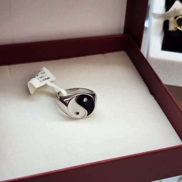Find Your Balance – Sterling Silver 925 Yin Yang Ring | Brand New - Picture 1 of 7